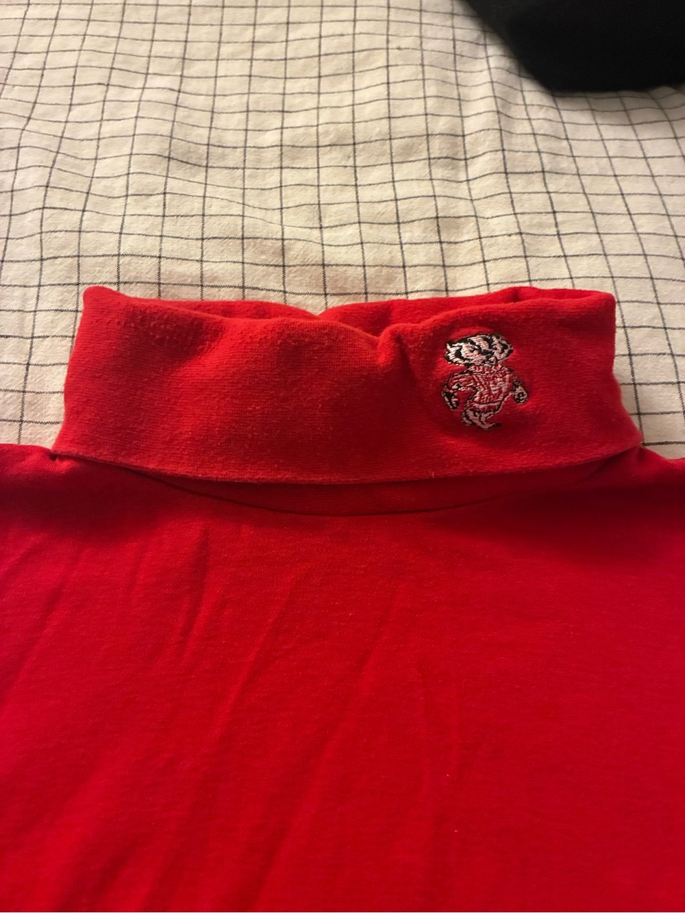 Men's Red Wisconsin Badgers Turtleneck